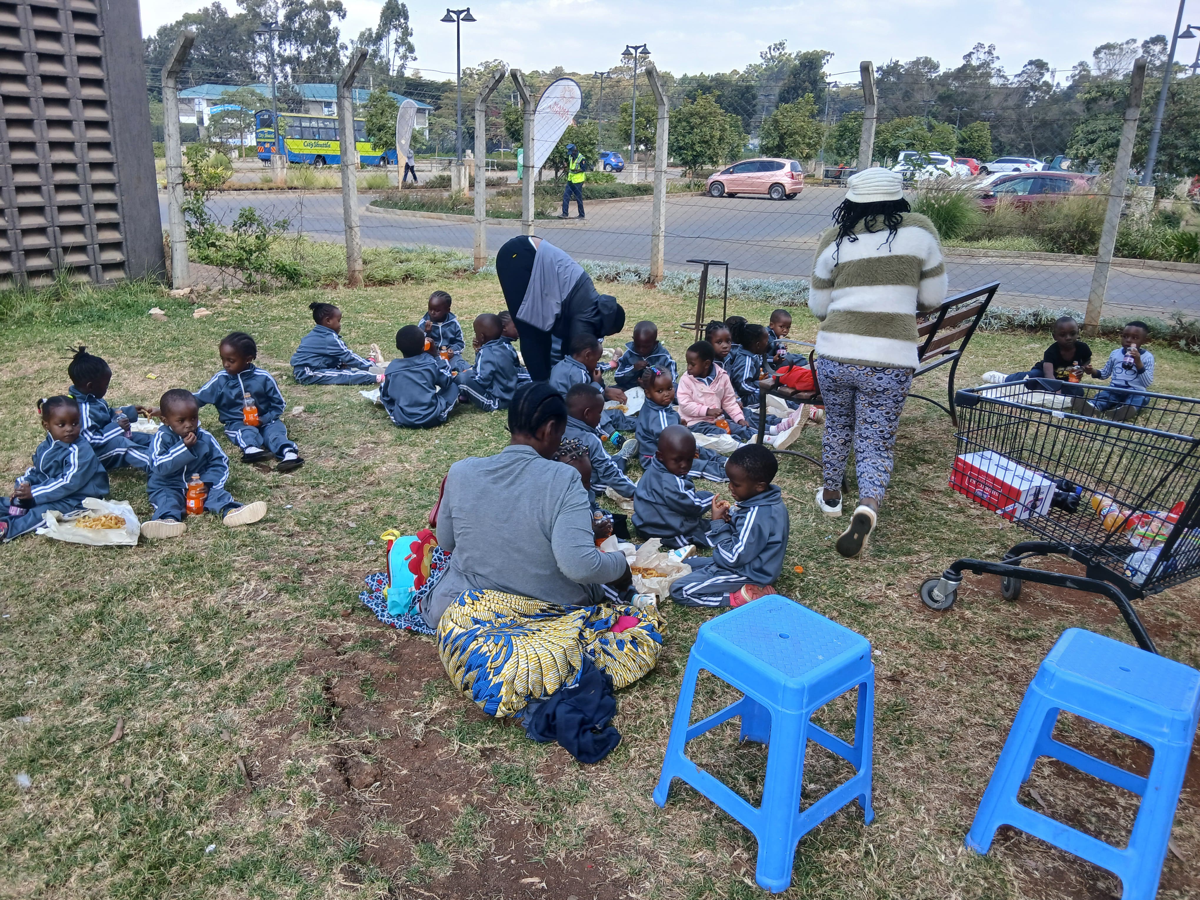 Classroom with children